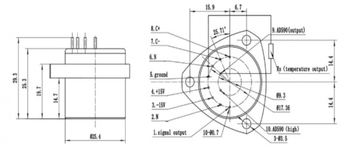 Shape Array Accelerometer Installation Deatil Drawing.pdf High Working Temperature Quartz Accelerometer With Low Bias Vibration ...